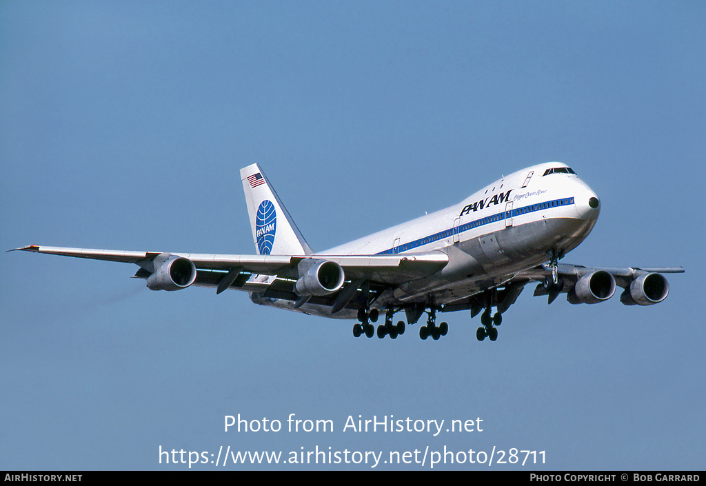 Aircraft Photo of N754PA | Boeing 747-121 | Pan American World Airways - Pan Am | AirHistory.net #28711