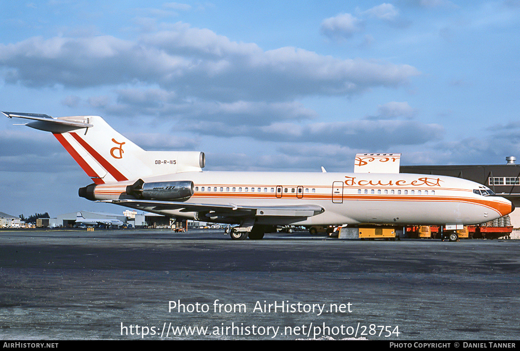 Aircraft Photo of OB-R-1115 | Boeing 727-51C | Faucett | AirHistory.net #28754