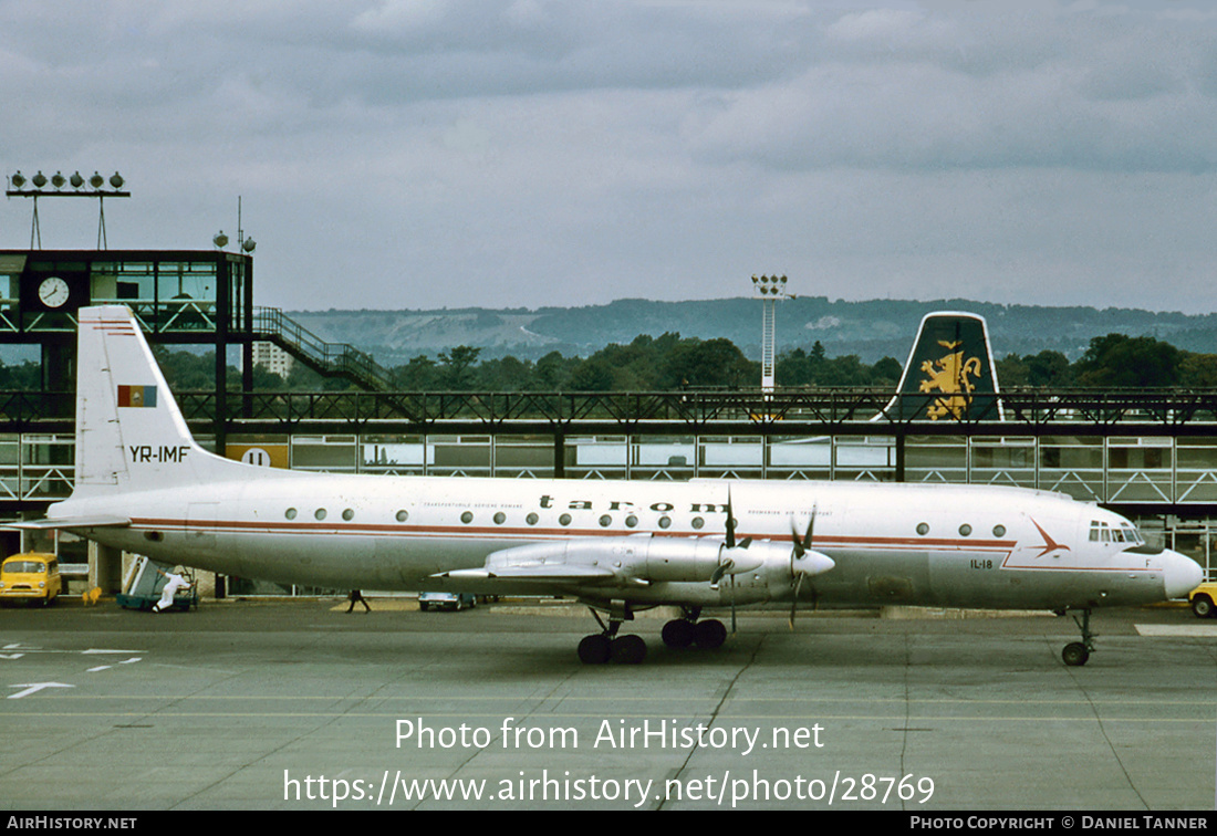 Aircraft Photo of YR-IMF | Ilyushin Il-18V | TAROM - Transporturile Aeriene Române | AirHistory.net #28769