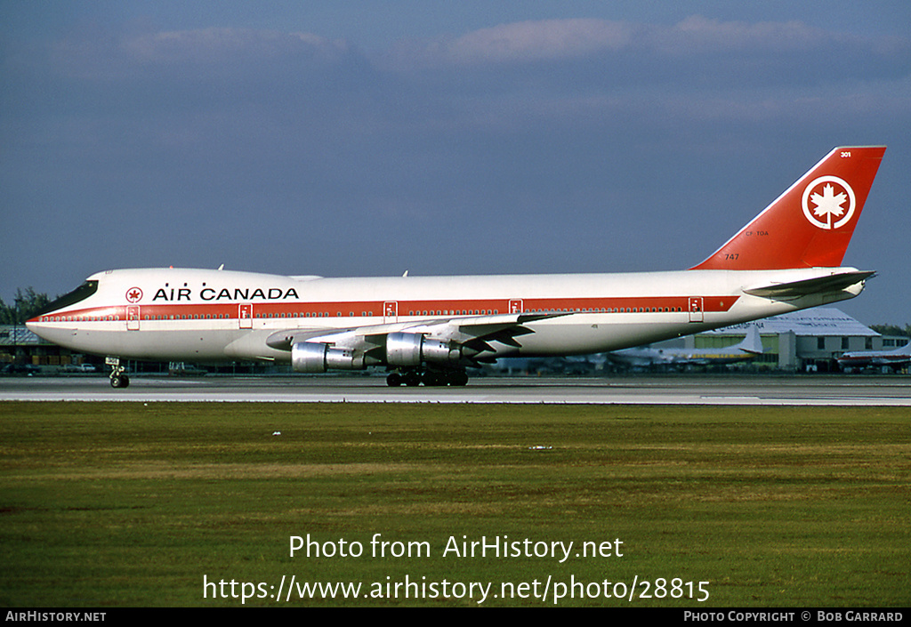 Aircraft Photo of CF-TOA | Boeing 747-133 | Air Canada | AirHistory.net #28815