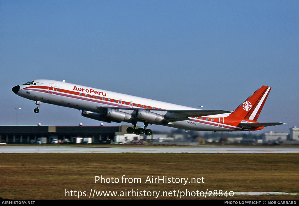 Aircraft Photo of OB-R-1210 | McDonnell Douglas DC-8-62H | AeroPeru | AirHistory.net #28840