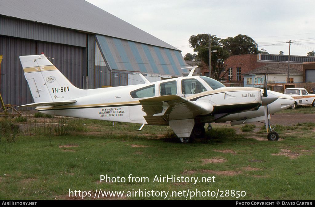 Aircraft Photo of VH-SUV | Beech 56TC Turbo Baron | New South Wales Department of Lands | AirHistory.net #28850