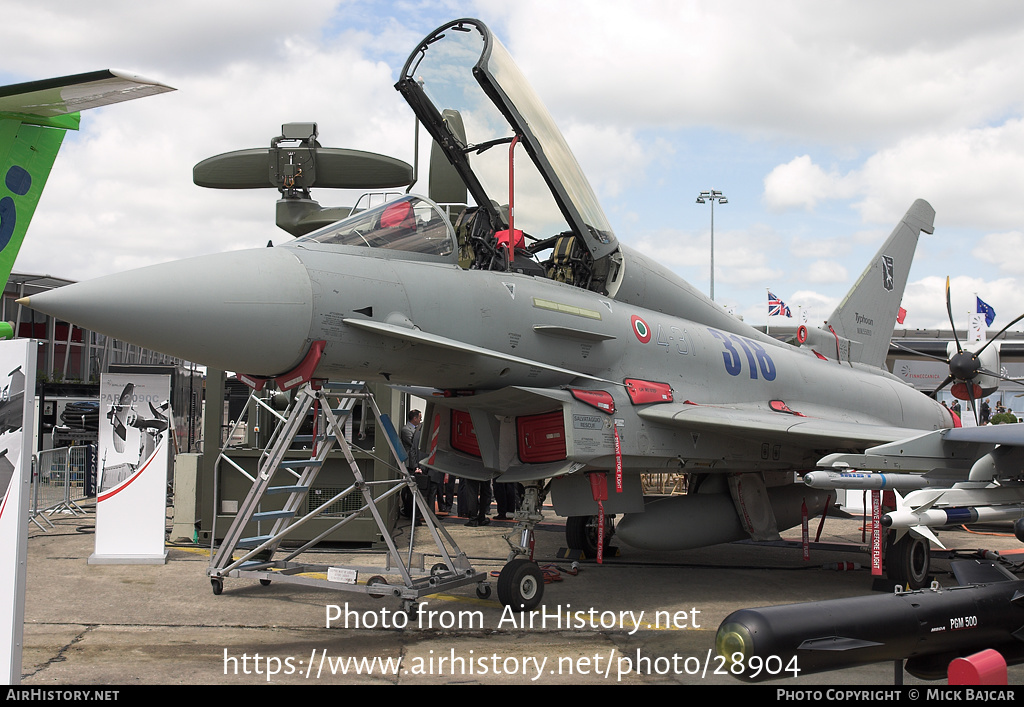 Aircraft Photo of MM55093 | Eurofighter EF-2000 Typhoon T | Italy - Air Force | AirHistory.net #28904