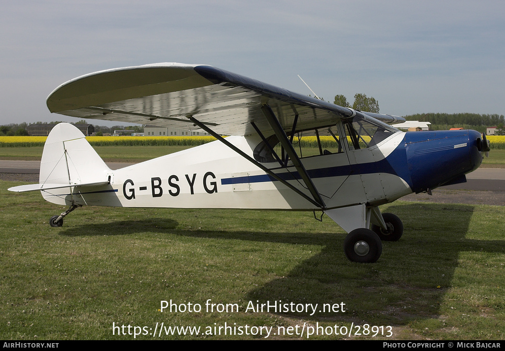 Aircraft Photo of G-BSYG | Piper PA-12 Super Cruiser | AirHistory.net #28913