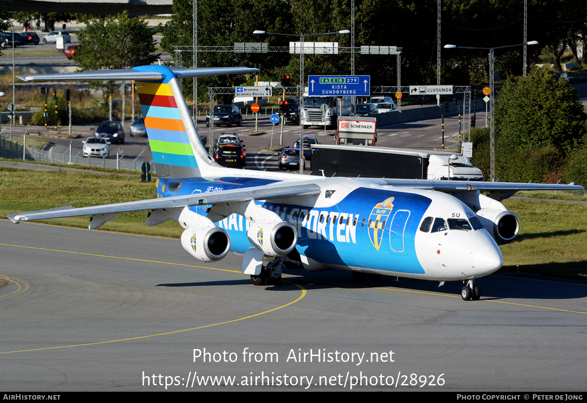 Aircraft Photo of SE-DSU | British Aerospace Avro 146-RJ100 | BRA - Braathens Regional Airlines | AirHistory.net #28926