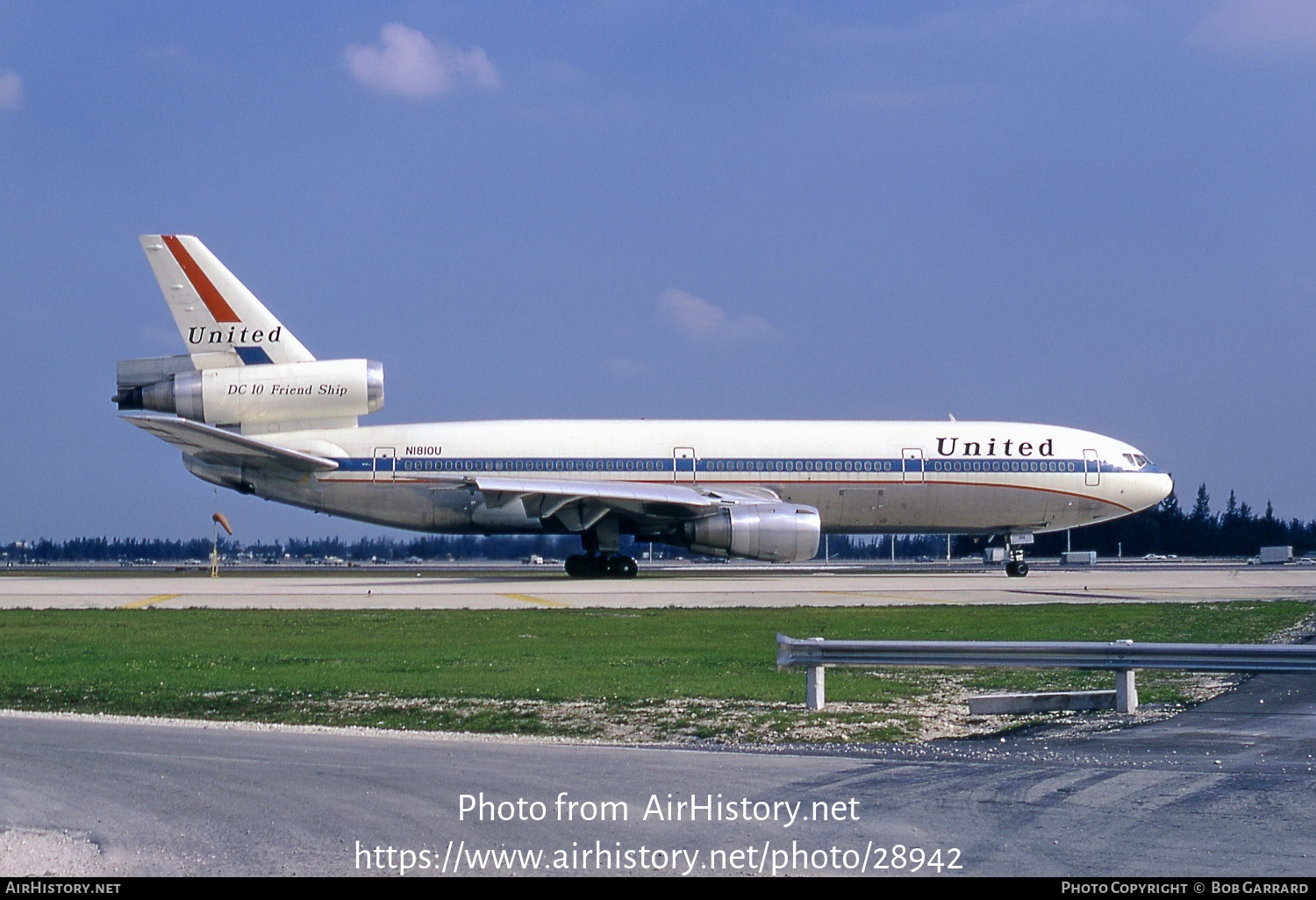 Aircraft Photo of N1810U | McDonnell Douglas DC-10-10 | United Air Lines | AirHistory.net #28942