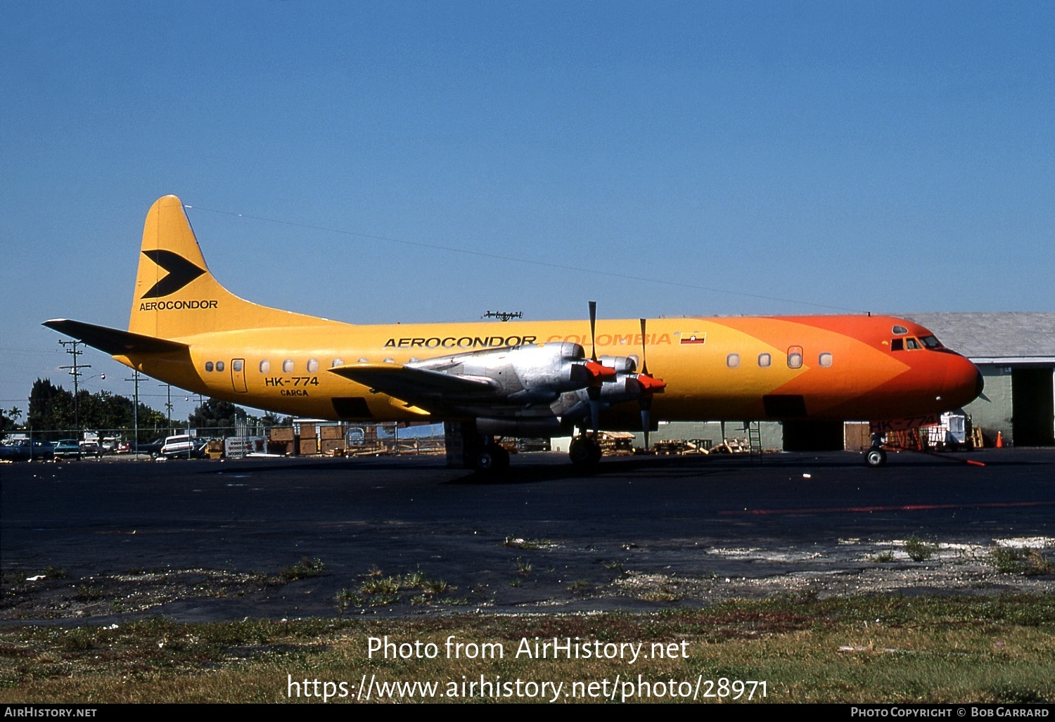 Aircraft Photo of HK-774 | Lockheed L-188A Electra | Aerocóndor | AirHistory.net #28971