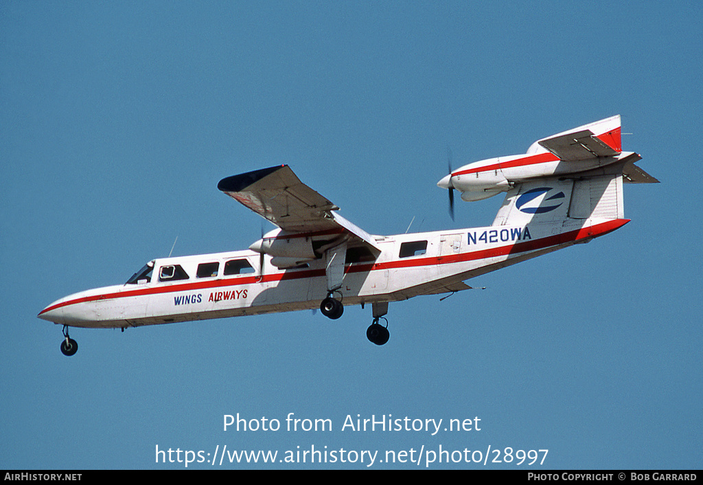 Aircraft Photo of N420WA | Britten-Norman BN-2A Mk.3-3 Trislander | Wings Airways | AirHistory.net #28997