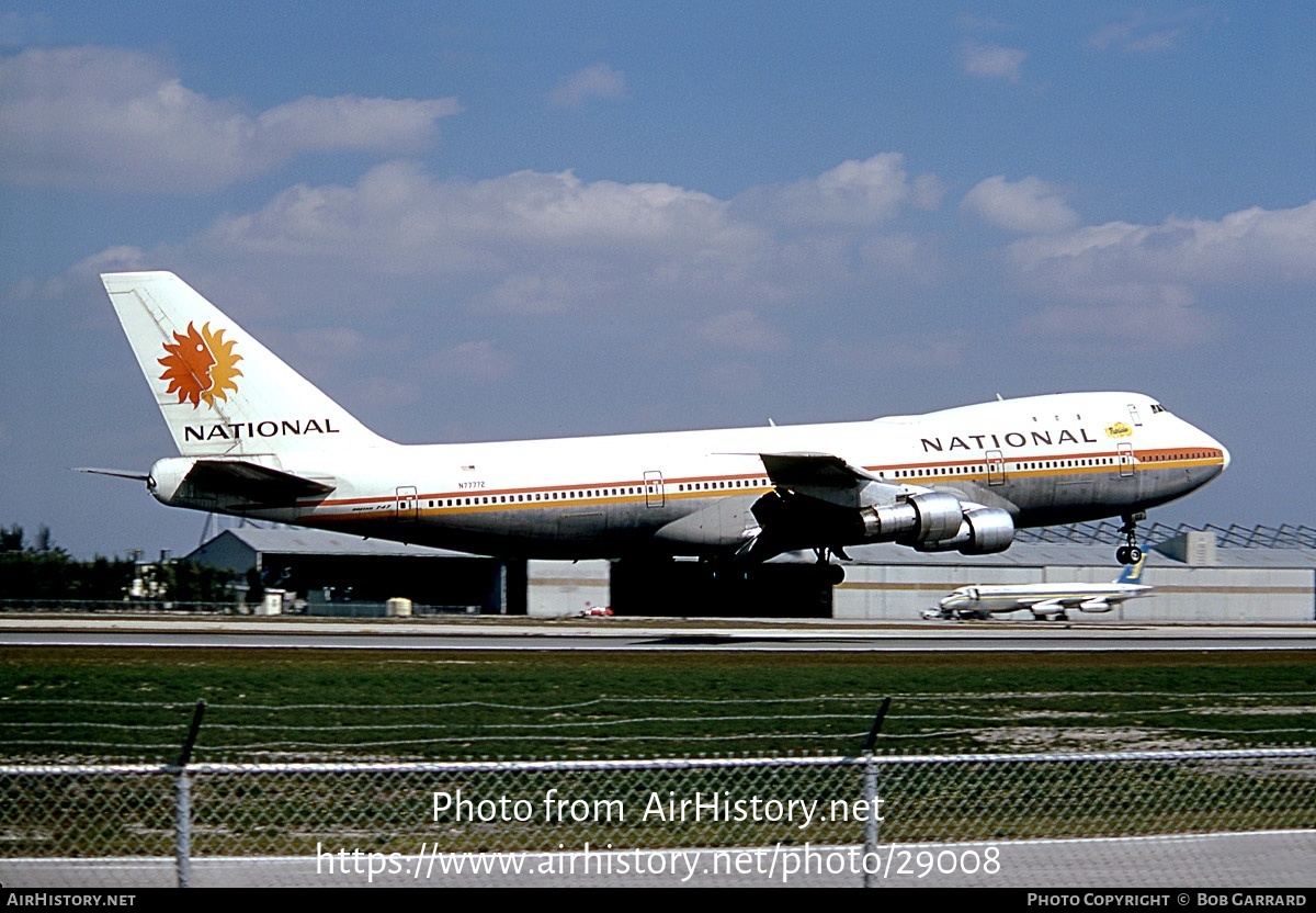 Aircraft Photo of N77772 | Boeing 747-135 | National Airlines | AirHistory.net #29008