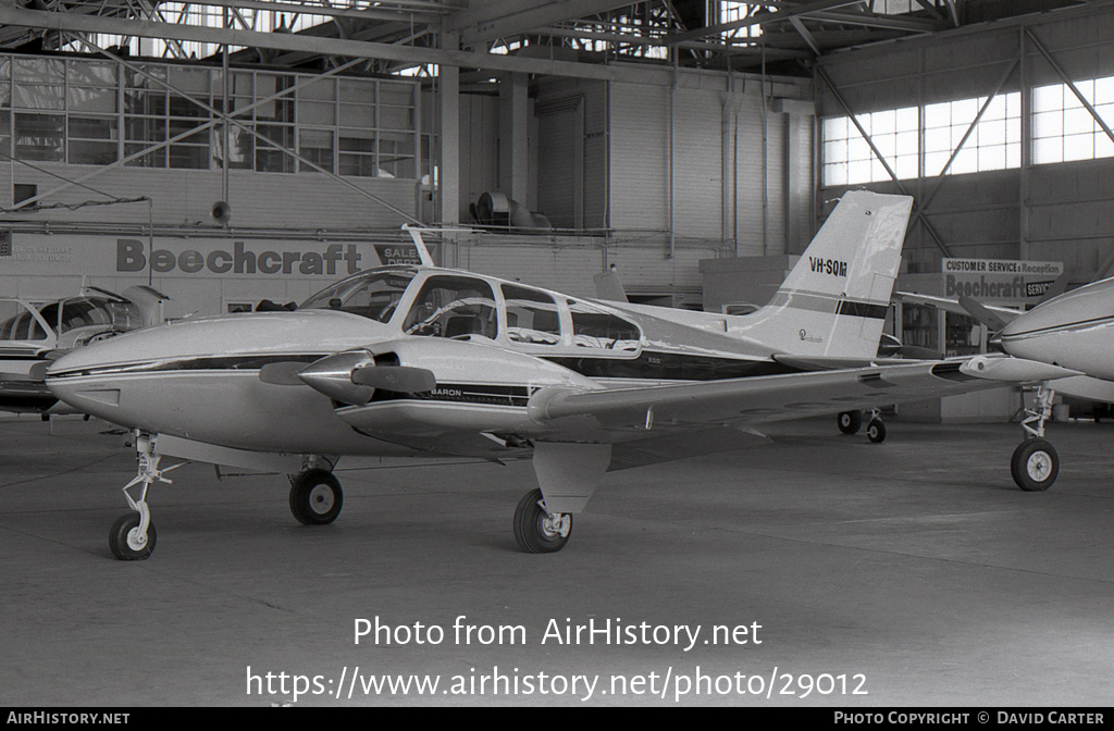 Aircraft Photo of VH-SQM | Beech E55 Baron | AirHistory.net #29012