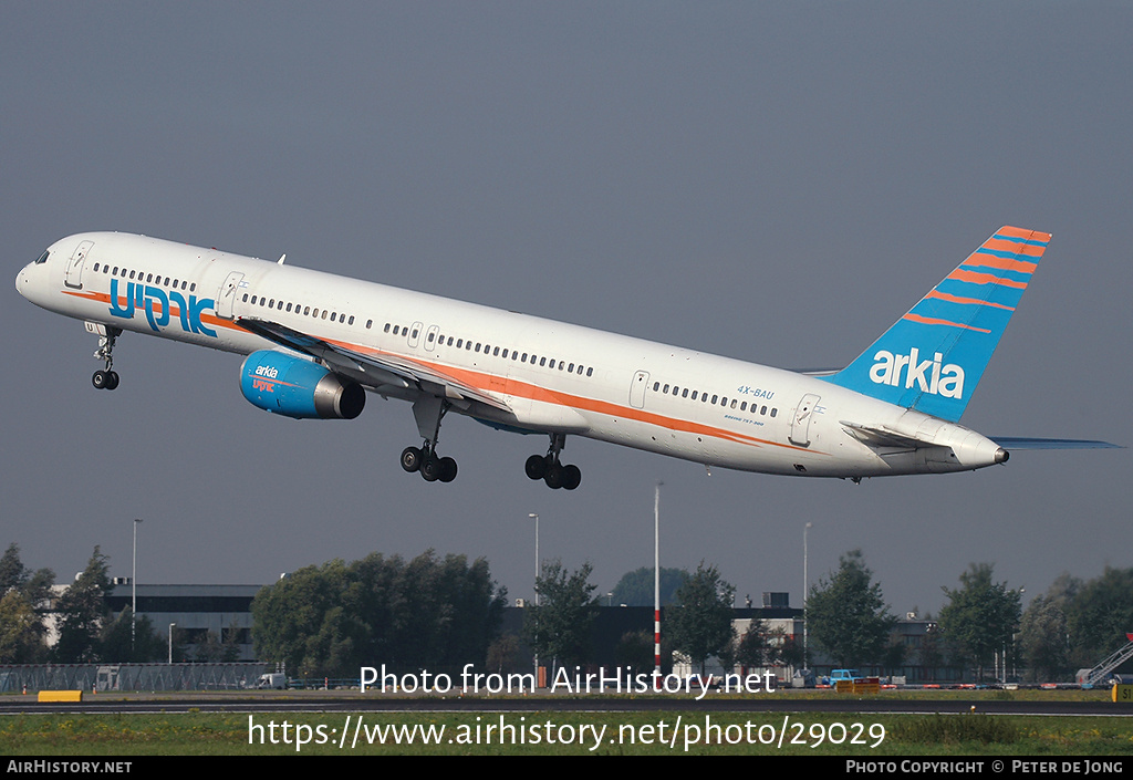 Aircraft Photo of 4X-BAU | Boeing 757-3E7 | Arkia Israeli Airlines | AirHistory.net #29029