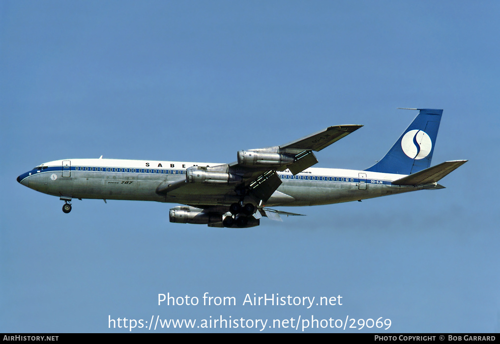 Aircraft Photo of OO-SJN | Boeing 707-329C | Sabena | AirHistory.net #29069