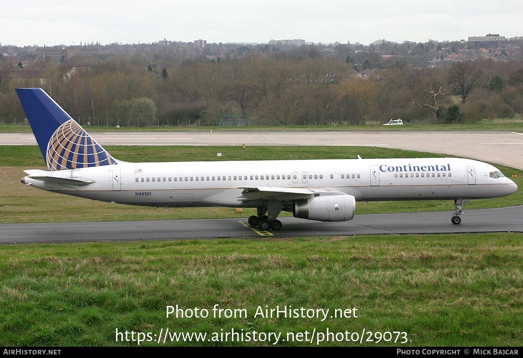 Aircraft Photo of N58101 | Boeing 757-224 | Continental Airlines | AirHistory.net #29073