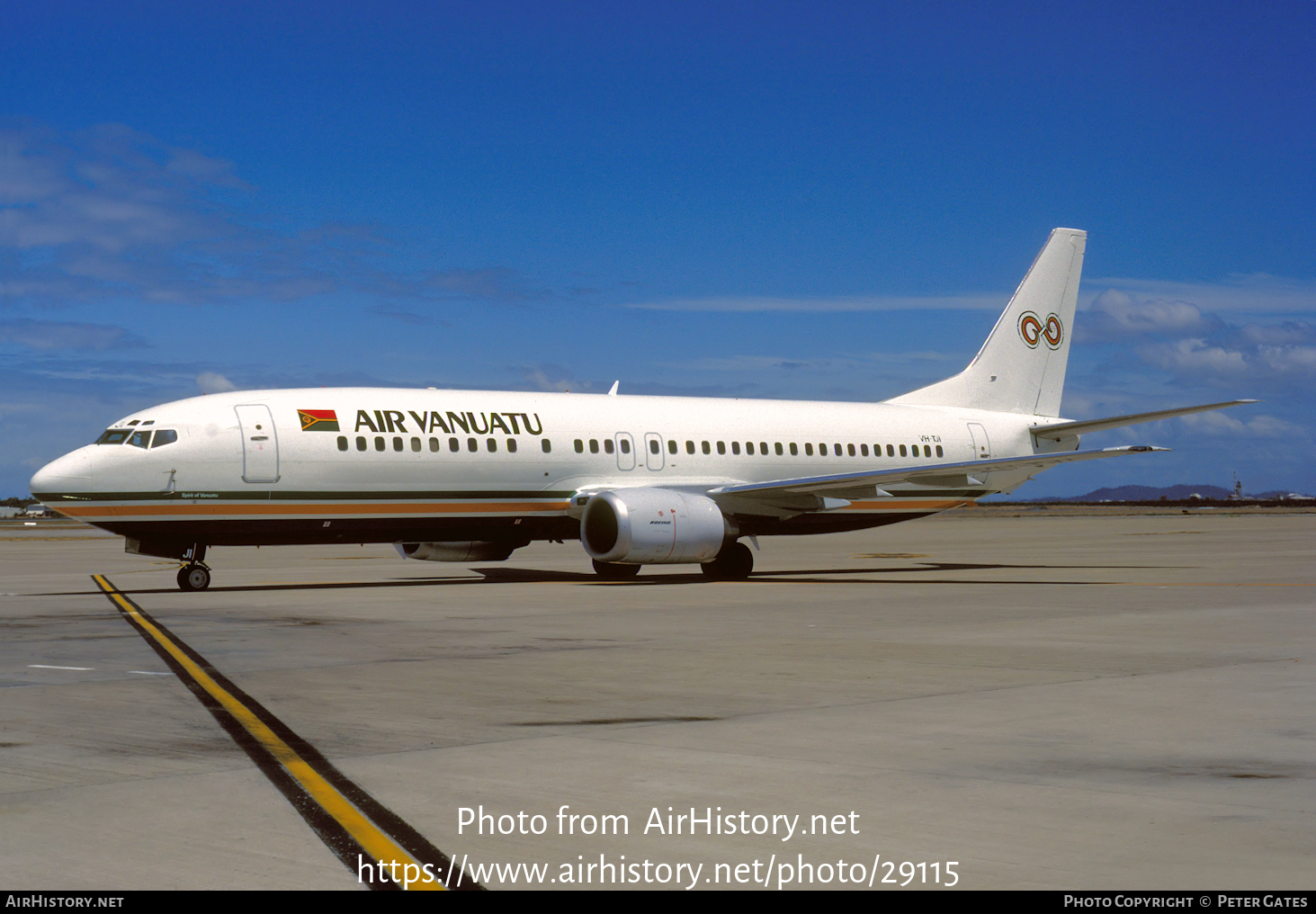 Aircraft Photo of VH-TJI | Boeing 737-476 | Air Vanuatu | AirHistory.net #29115