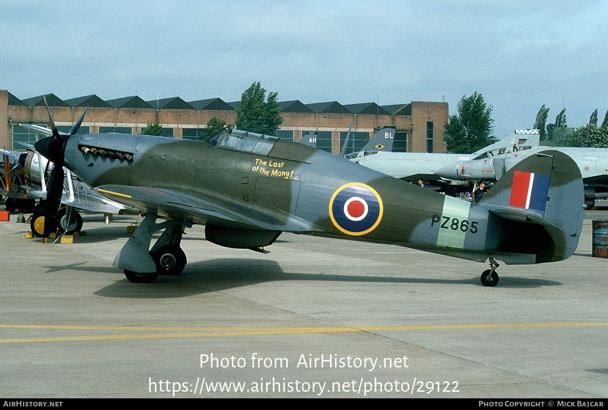 Aircraft Photo of PZ865 | Hawker Hurricane Mk2C | UK - Air Force | AirHistory.net #29122