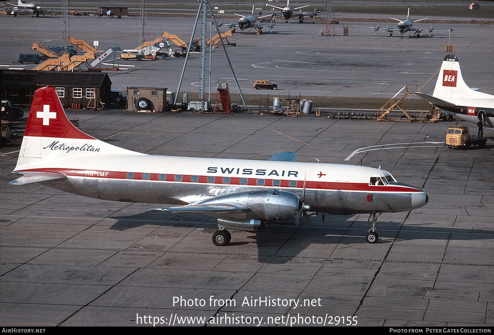 Aircraft Photo of HB-IMF | Convair 440-11 Metropolitan | Swissair | AirHistory.net #29155