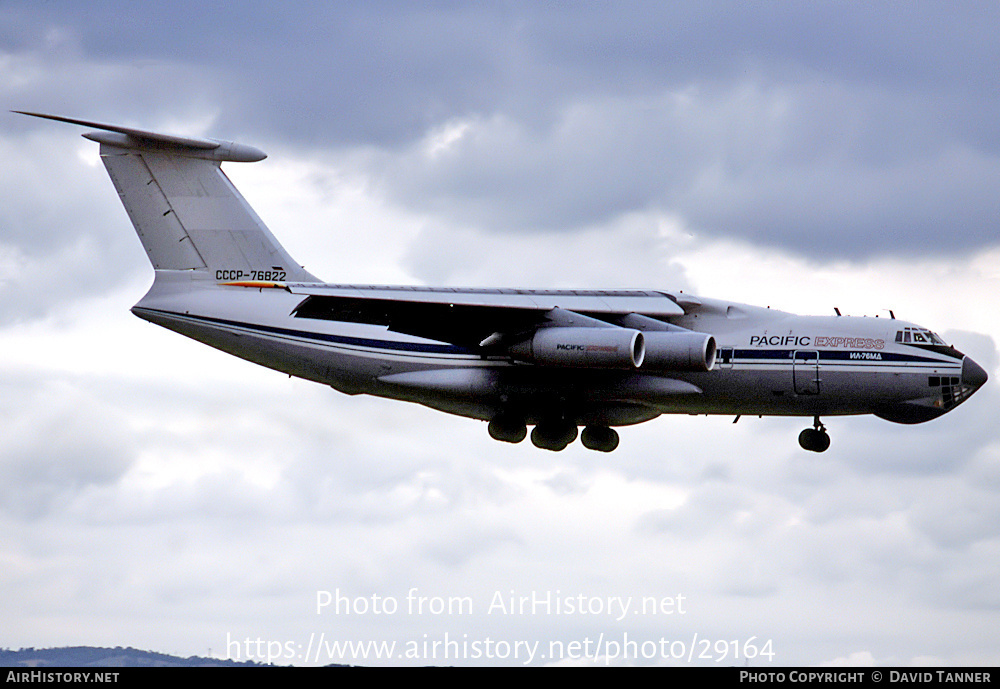 Aircraft Photo of CCCP-76822 | Ilyushin Il-76MD | Pacific Express | AirHistory.net #29164