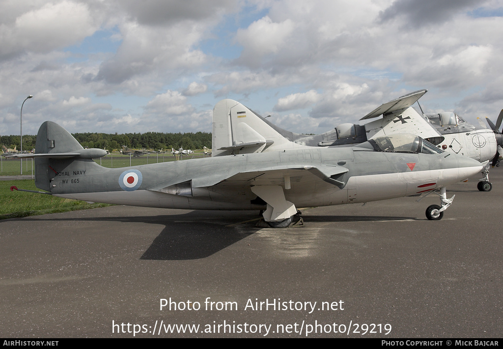 Aircraft Photo of WV865 | Hawker Sea Hawk FGA6 | UK - Navy | AirHistory.net #29219