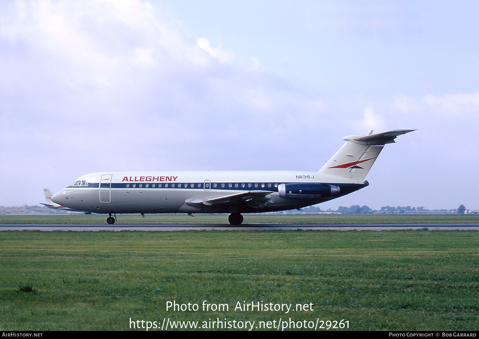 Aircraft Photo of N1136J | BAC 111-203AE One-Eleven | Allegheny Airlines | AirHistory.net #29261