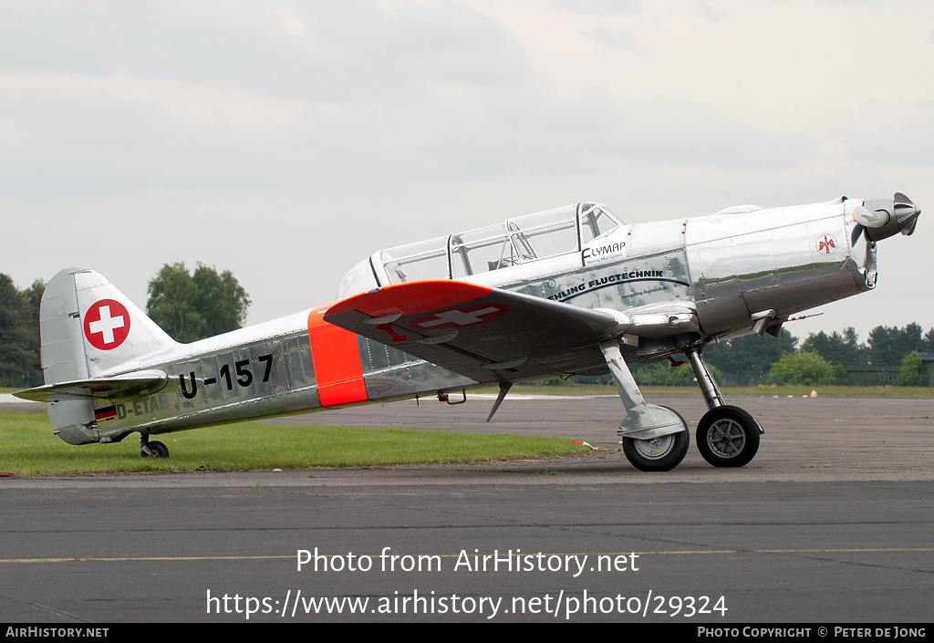 Aircraft Photo of D-ETAB | Pilatus P-2-06 | Gehling Flugtechnik | Switzerland - Air Force | AirHistory.net #29324