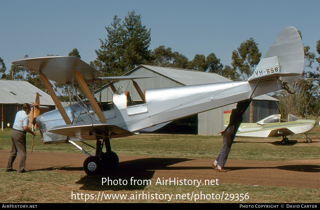 Aircraft Photo of VH-SSB | De Havilland D.H. 82A Tiger Moth | AirHistory.net #29356