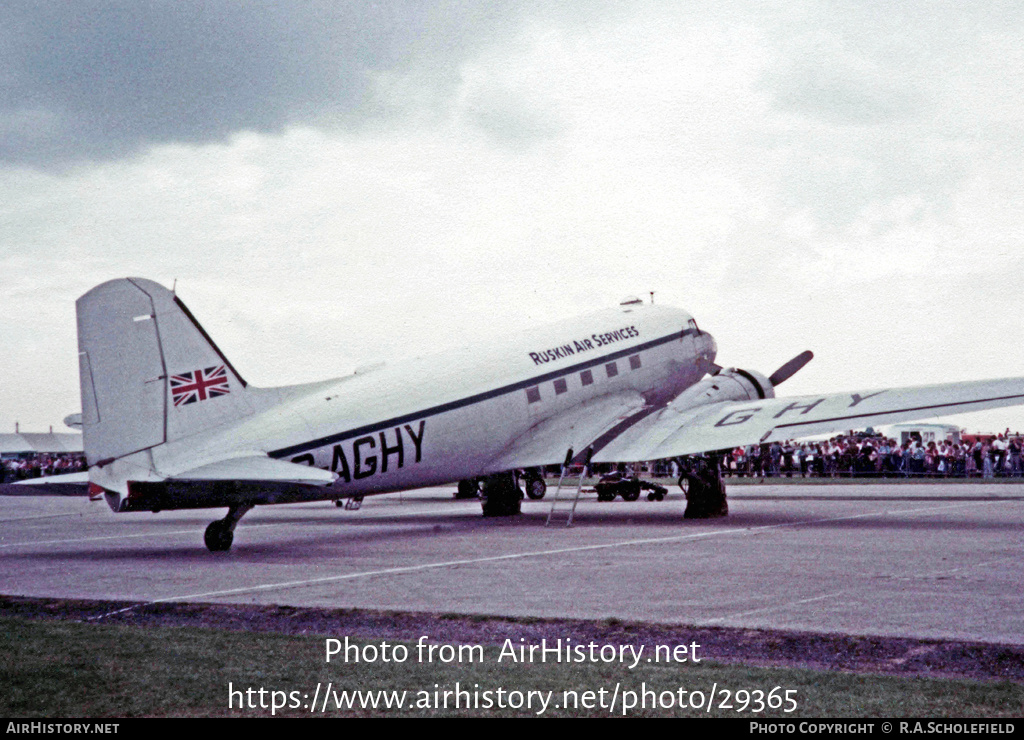 Aircraft Photo of G-DAKS / G-AGHY | Douglas C-47A Skytrain | Ruskin Air Services | AirHistory.net #29365