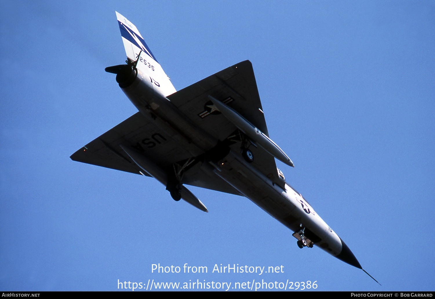 Aircraft Photo of 57-2535 / 72535 | Convair F-106B Delta Dart | USA - Air Force | AirHistory.net #29386