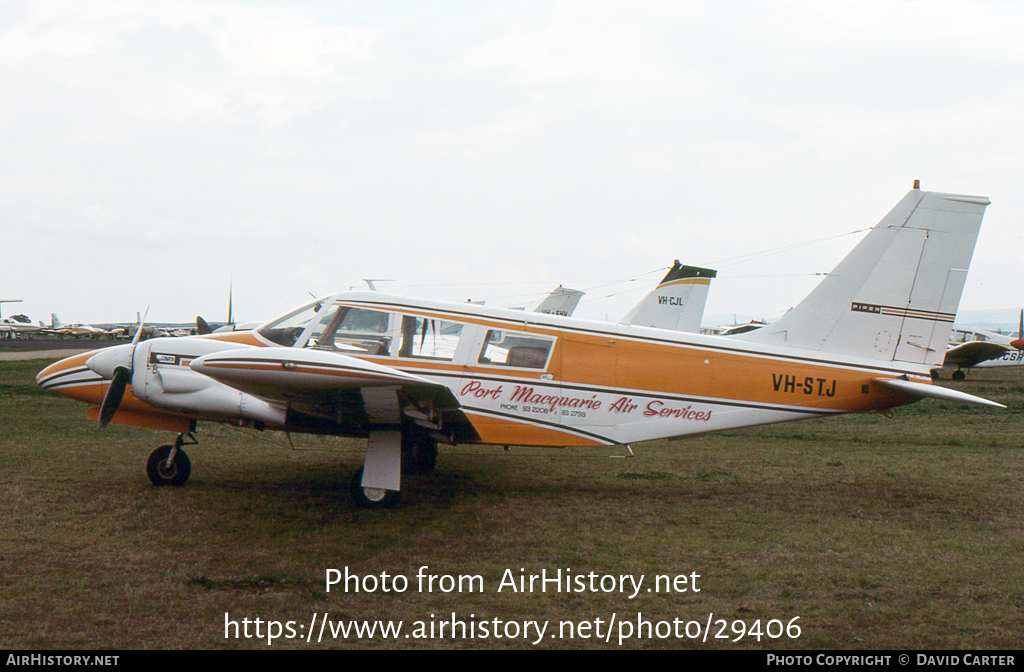 Aircraft Photo of VH-STJ | Piper PA-34-200 Seneca | Port Macquarie Air Services | AirHistory.net #29406