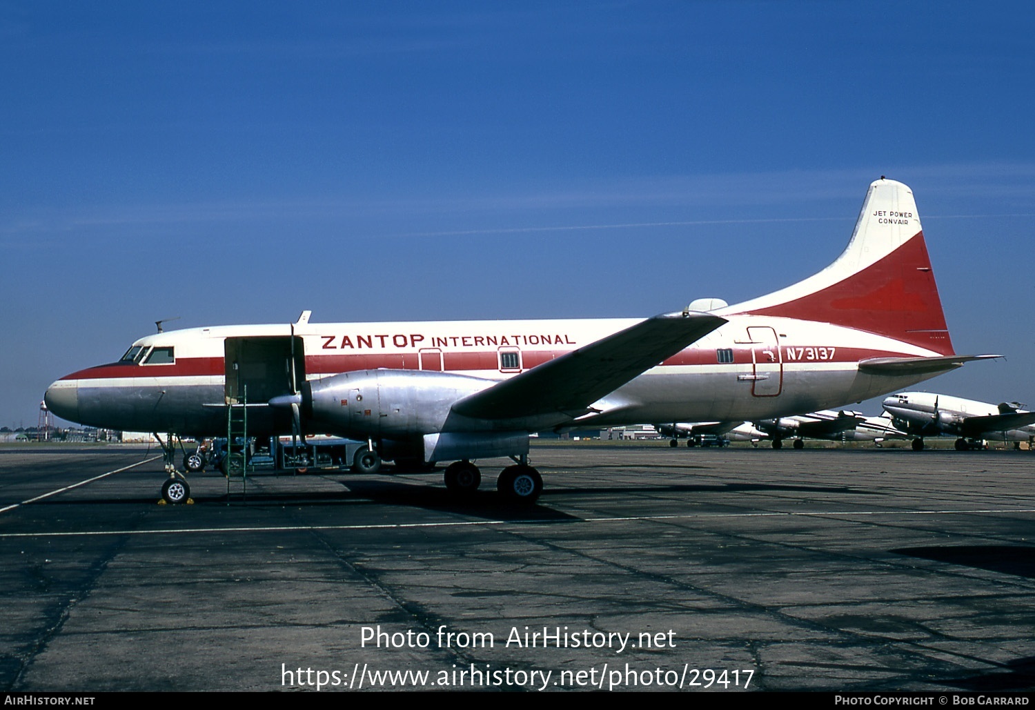 Aircraft Photo of N73137 | Convair 640/F | Zantop International Airlines | AirHistory.net #29417