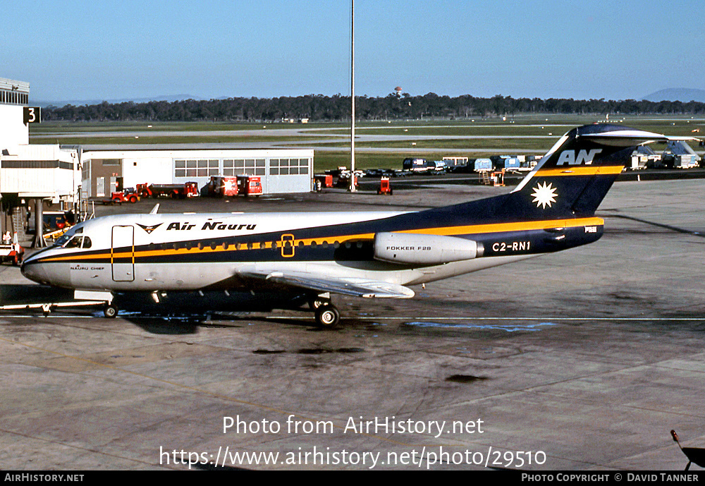 Aircraft Photo of C2-RN1 | Fokker F28-1000 Fellowship | Air Nauru | AirHistory.net #29510