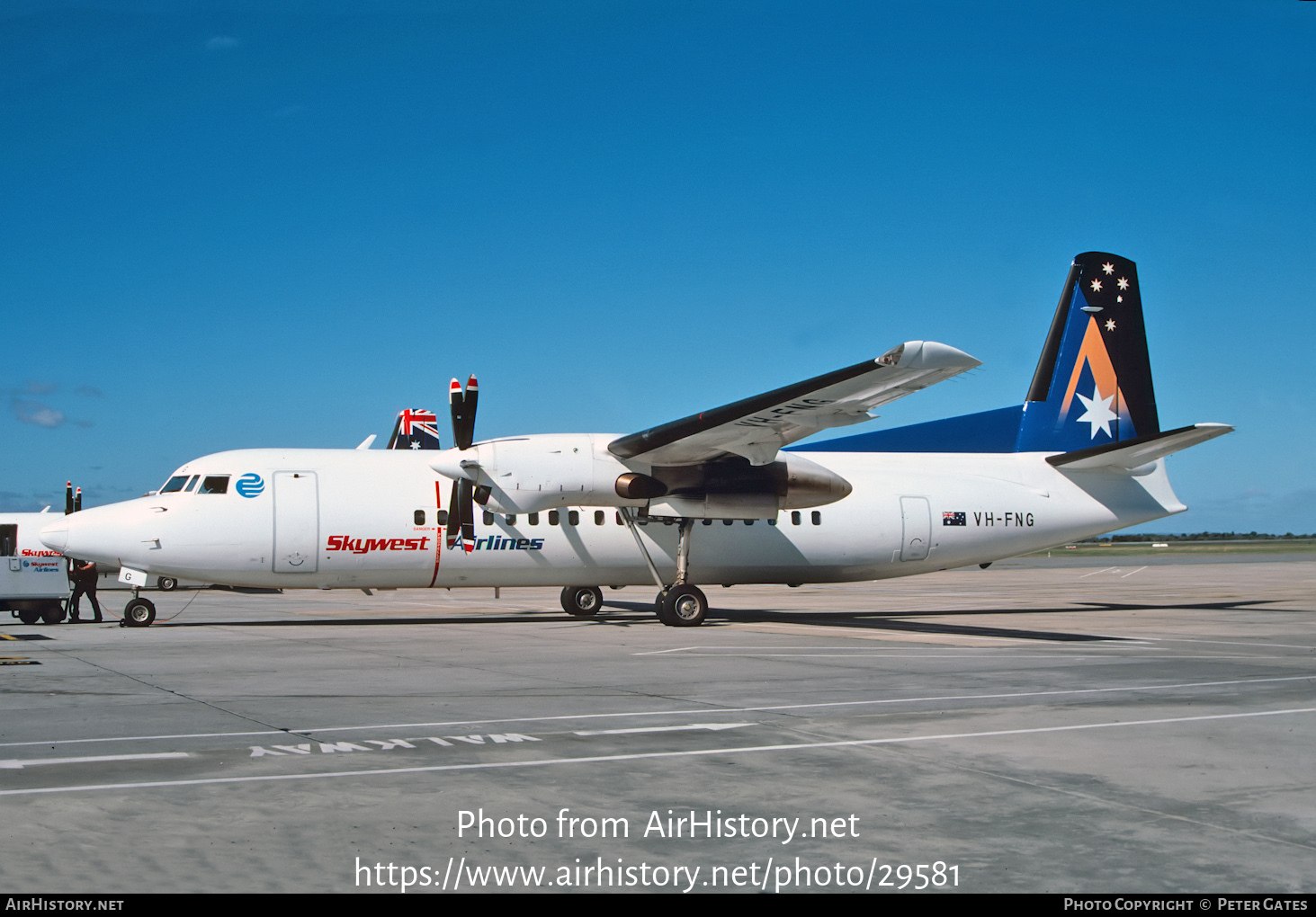 Aircraft Photo of VH-FNG | Fokker 50 | Skywest Airlines | AirHistory.net #29581