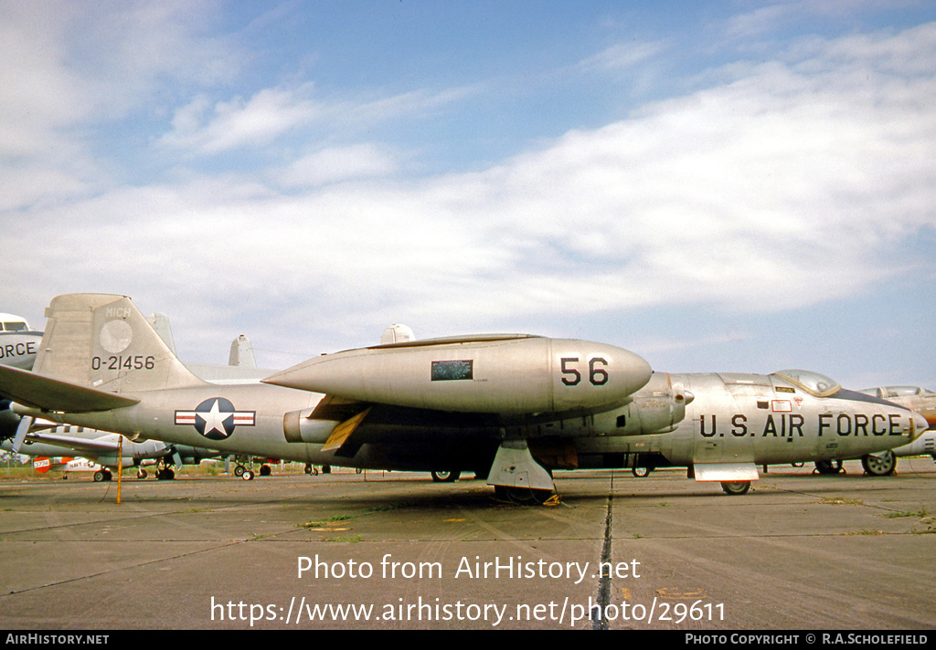 Aircraft Photo of 52-1456 / 0-21456 | Martin RB-57A Canberra | USA - Air Force | AirHistory.net #29611