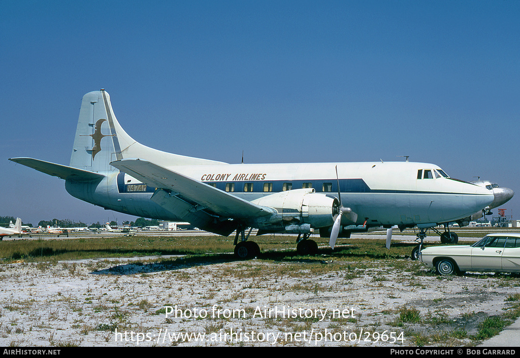 Aircraft Photo of N474M | Martin 404 | Colony Airlines | AirHistory.net #29654