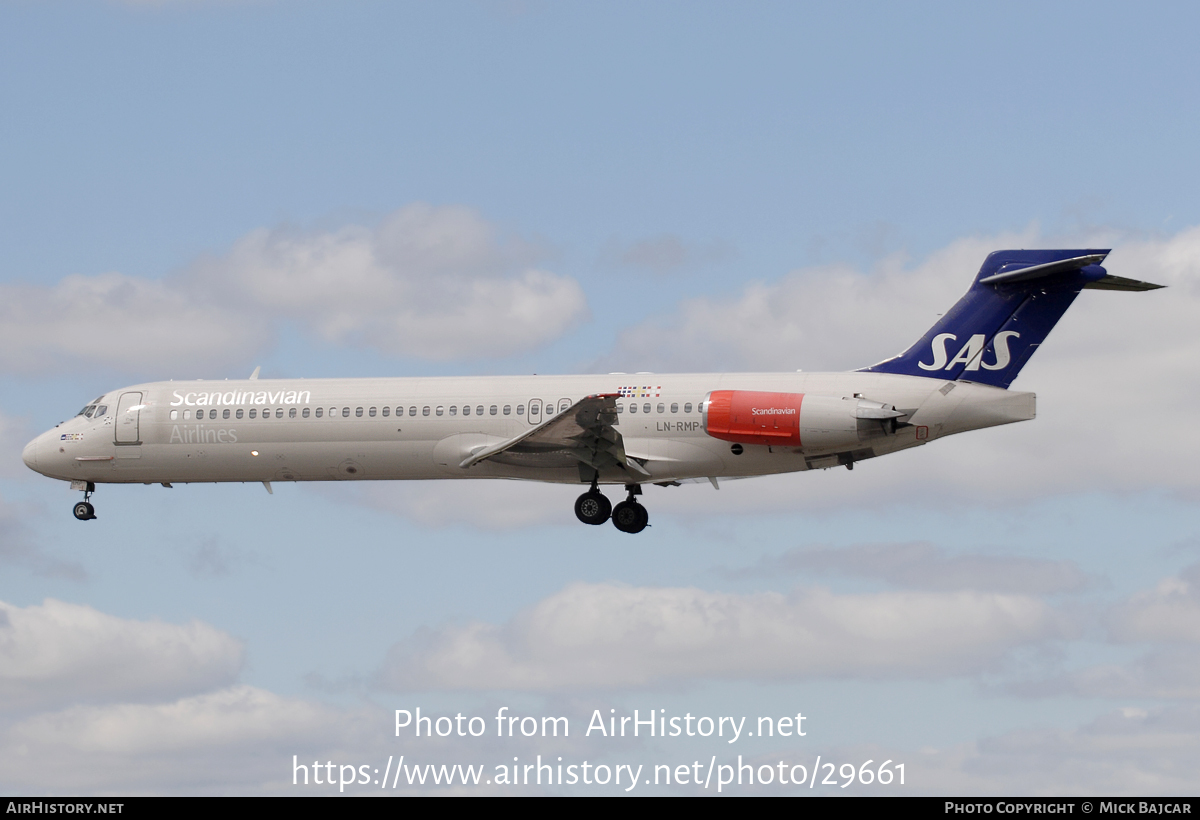 Aircraft Photo of LN-RMP | McDonnell Douglas MD-87 (DC-9-87) | Scandinavian Airlines - SAS | AirHistory.net #29661