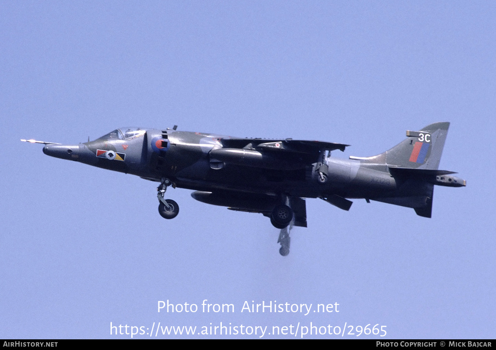 Aircraft Photo of XZ129 | Hawker Siddeley Harrier GR3 | UK - Air Force | AirHistory.net #29665