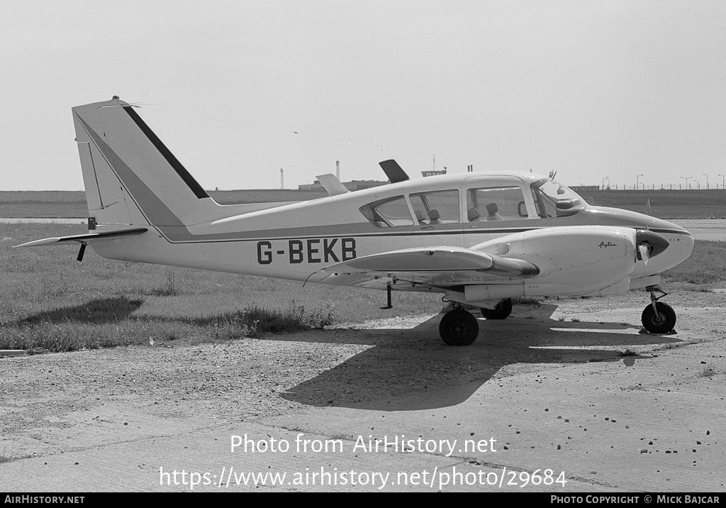 Aircraft Photo of G-BEKB | Piper PA-23-250 Aztec | AirHistory.net #29684