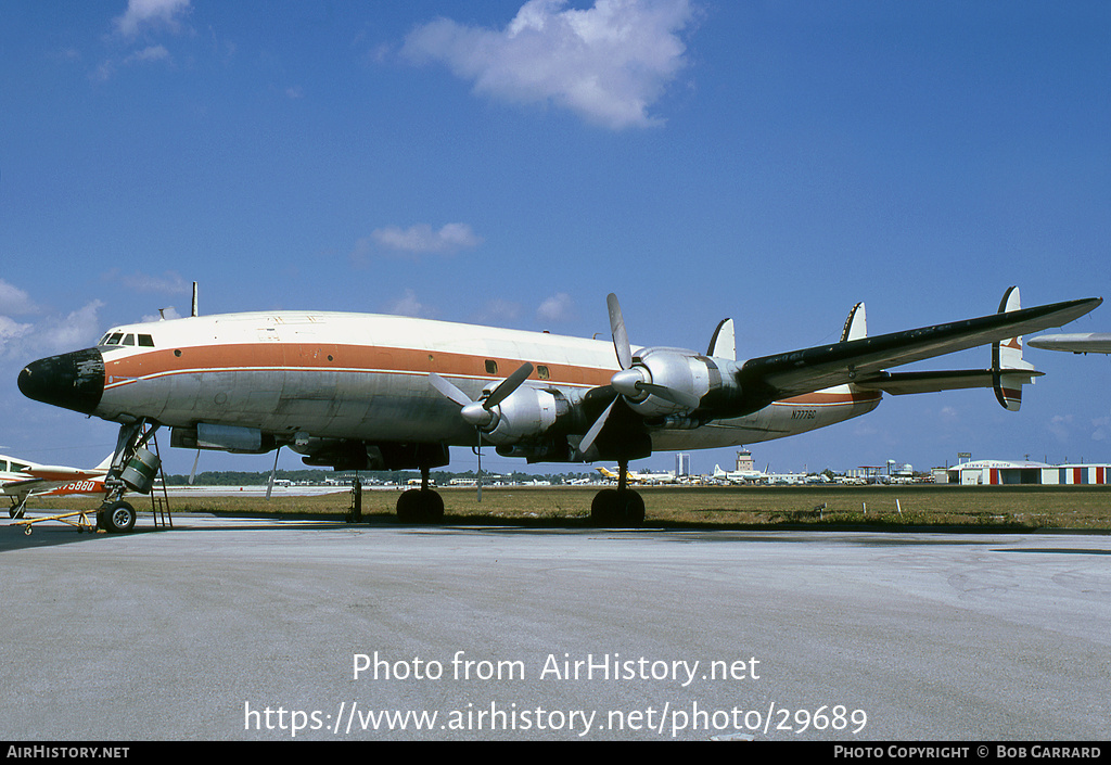 Aircraft Photo of N7776C | Lockheed L-1049H Super Constellation | AirHistory.net #29689