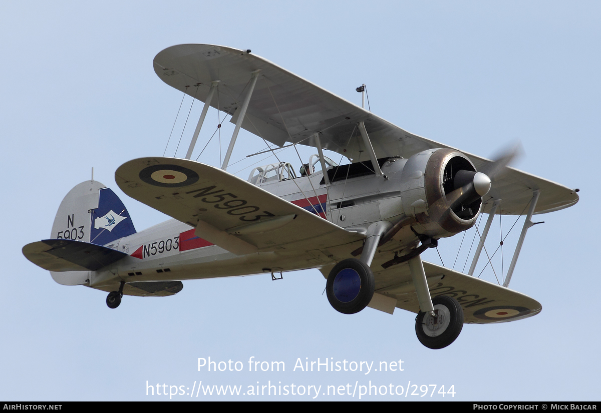 Aircraft Photo of G-GLAD / N5903 | Gloster Gladiator Mk2 | UK - Air Force | AirHistory.net #29744