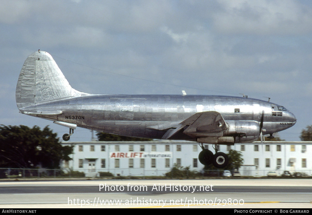 Aircraft Photo of N5370N | Curtiss C-46F Commando | Rich International Airways | AirHistory.net #29800