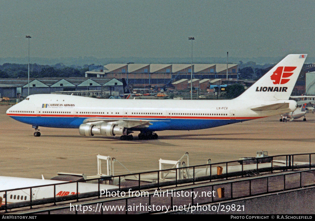 Aircraft Photo of LX-FCV | Boeing 747-121 | Caribbean Airways | AirHistory.net #29821