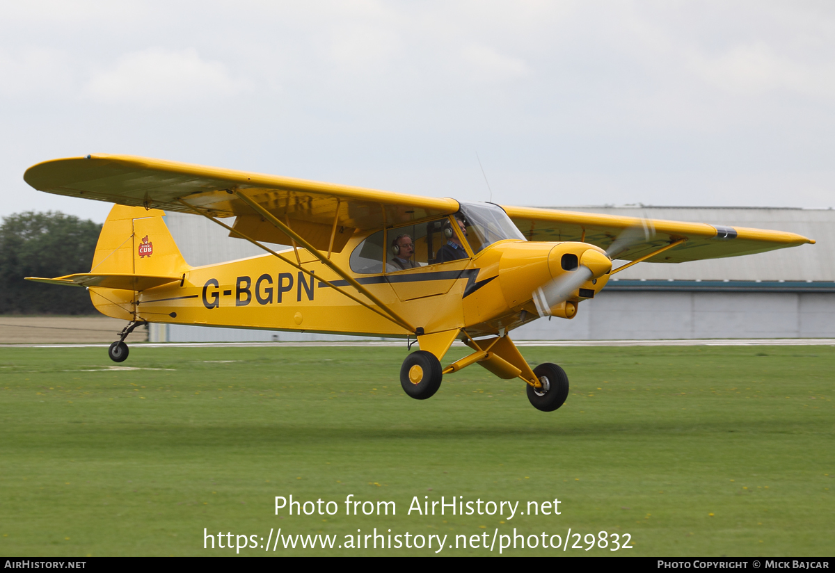 Aircraft Photo of G-BGPN | Piper PA-18-150 Super Cub | AirHistory.net #29832