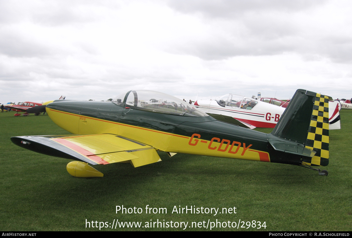 Aircraft Photo of G-CDDY | Van's RV-8 | AirHistory.net #29834