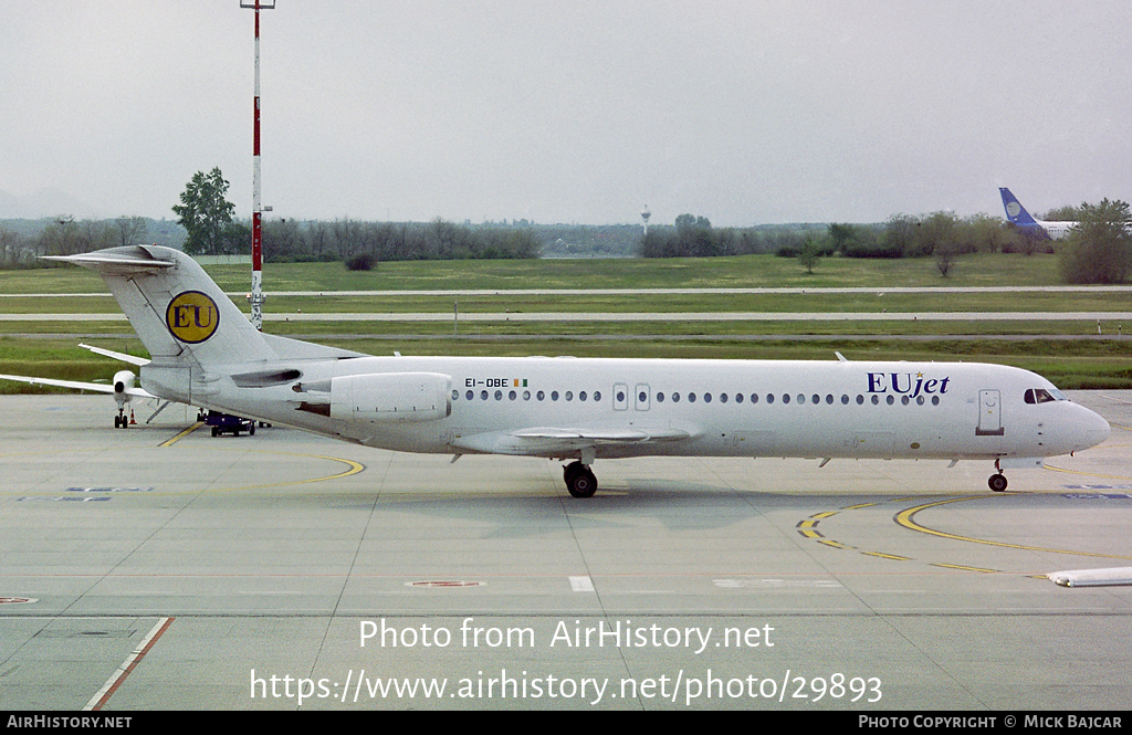 Aircraft Photo of EI-DBE | Fokker 100 (F28-0100) | EUjet | AirHistory.net #29893