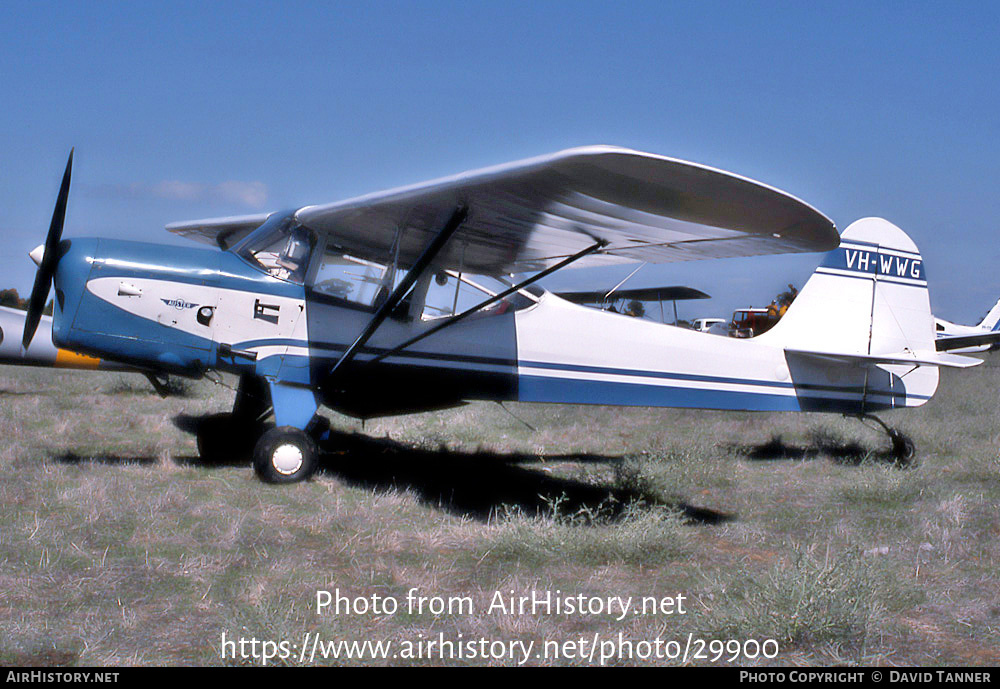 Aircraft Photo of VH-WWG | Auster J-1B Aiglet | AirHistory.net #29900