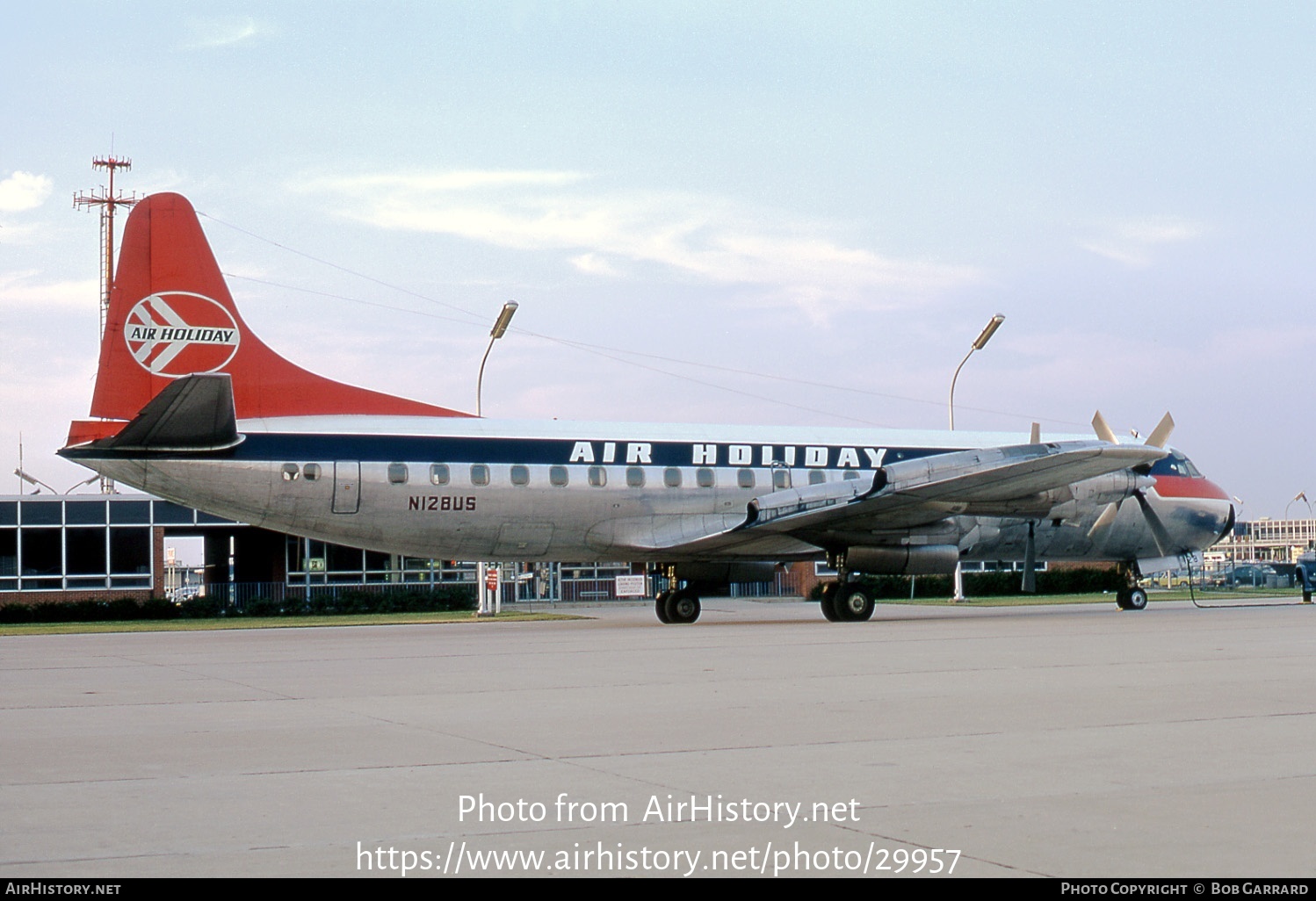 Aircraft Photo of N128US | Lockheed L-188C Electra | Air Holiday | AirHistory.net #29957