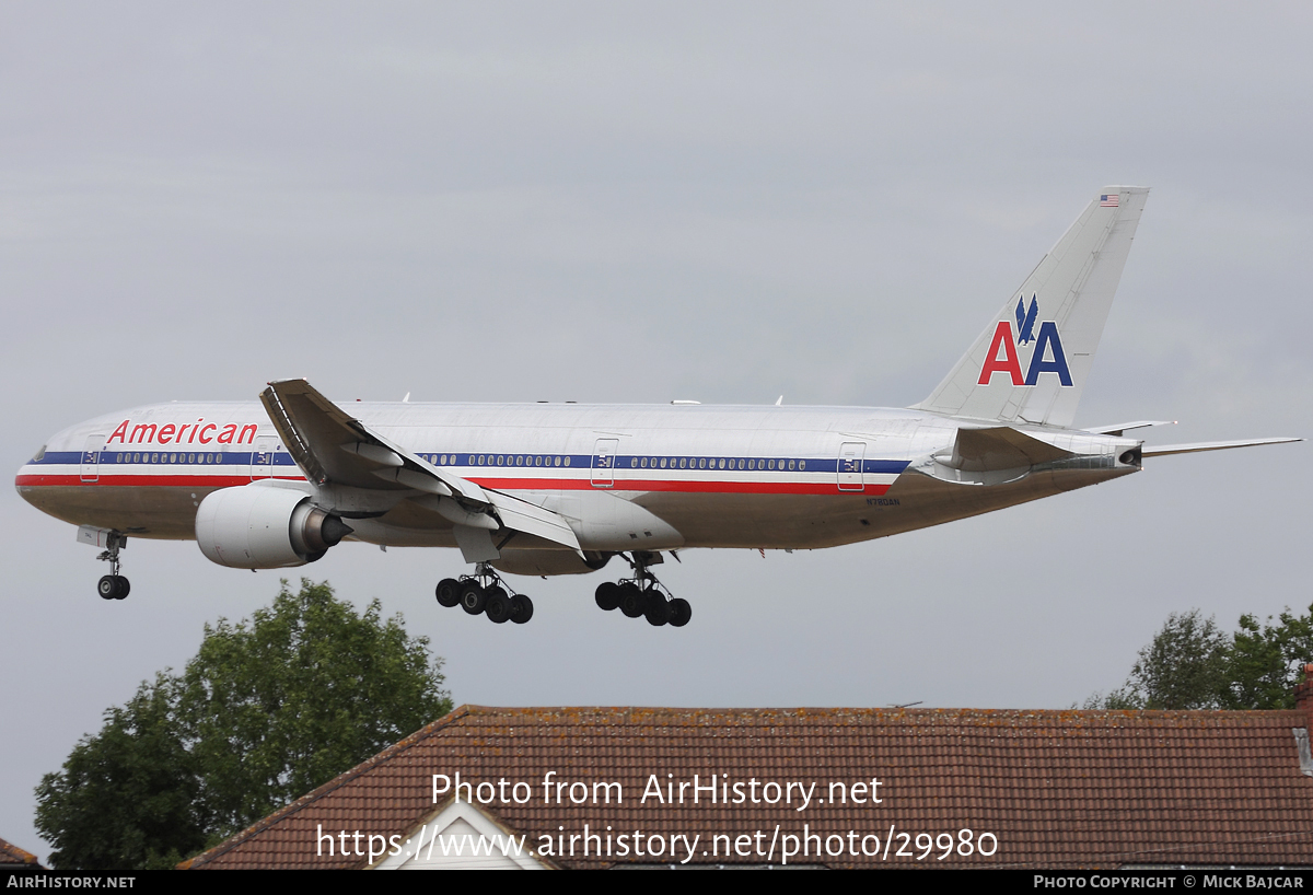 Aircraft Photo of N780AN | Boeing 777-223/ER | American Airlines | AirHistory.net #29980