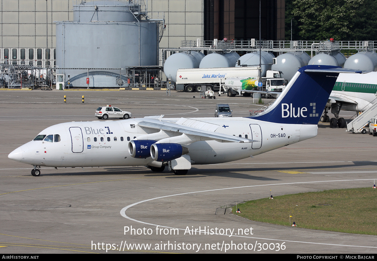 Aircraft Photo of OH-SAO | BAE Systems Avro 146-RJ85 | Blue1 | AirHistory.net #30036