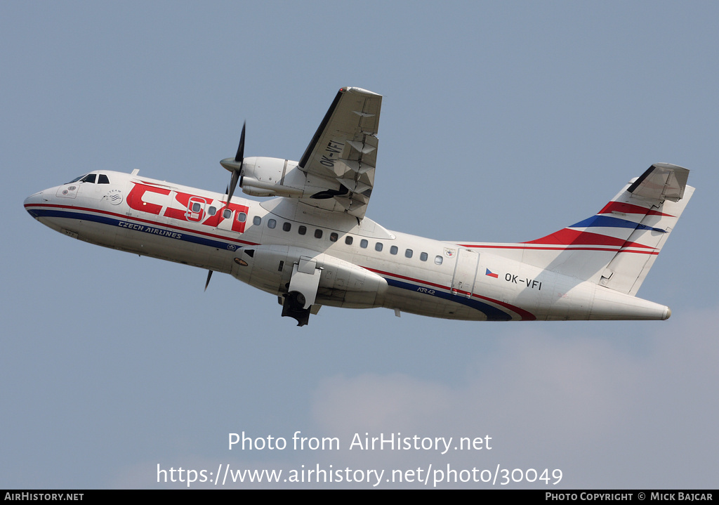 Aircraft Photo of OK-VFI | ATR ATR-42-320 | ČSA - Czech Airlines | AirHistory.net #30049