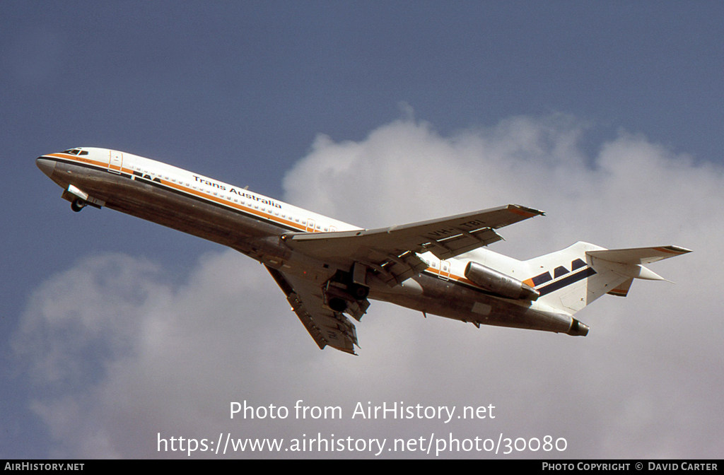 Aircraft Photo of VH-TBI | Boeing 727-276/Adv | Trans-Australia Airlines - TAA | AirHistory.net #30080