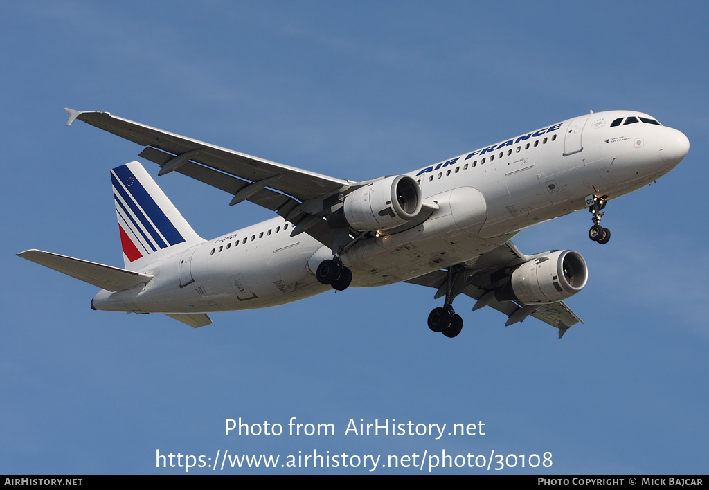 Aircraft Photo of F-GHQG | Airbus A320-211 | Air France | AirHistory.net #30108